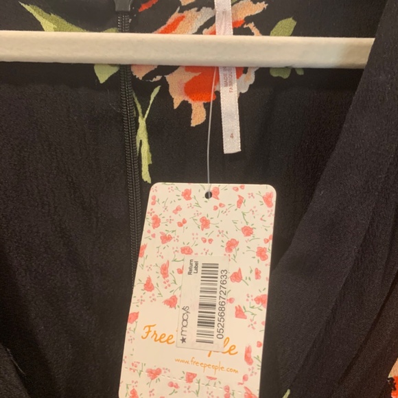 Free people neon garden mini dress- new with tags - Picture 3 of 5